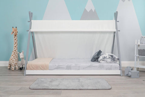 Apache Tipi Bed Frame in Grey Room