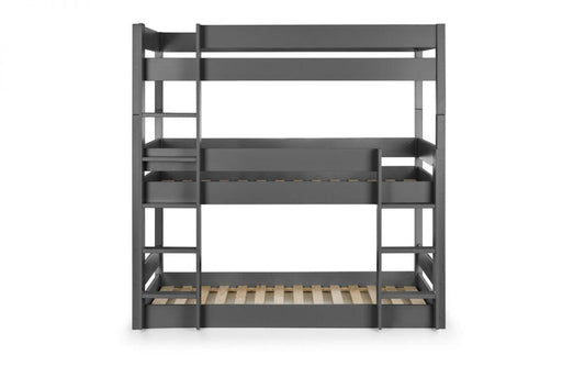 Black Trio Bunk Bed Side