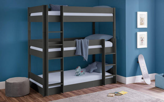 Black Trio Bunk Bed