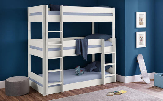 Trio Kids Bunk Bed White