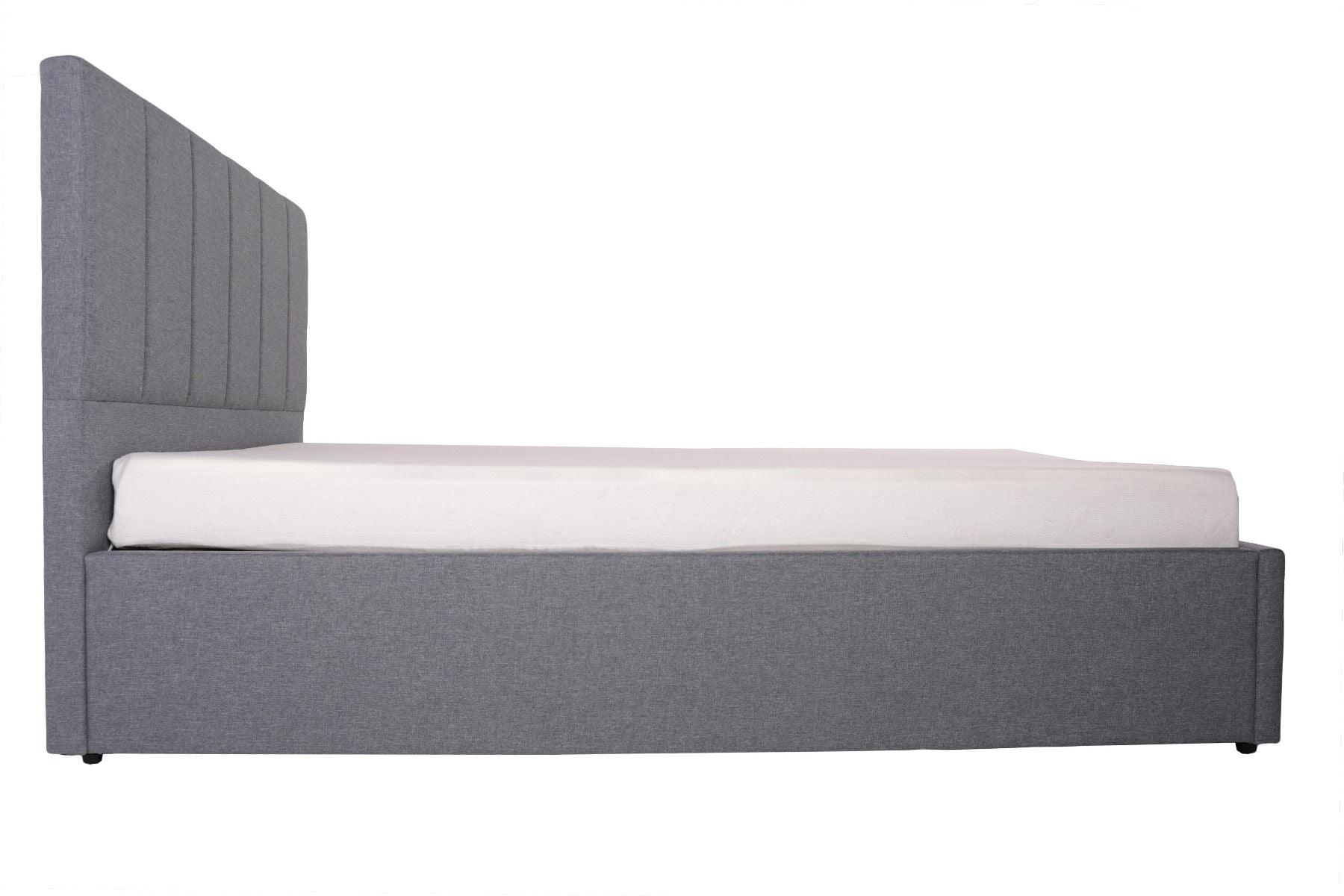 Waltz Fabric Ottoman Double Bed Frame
