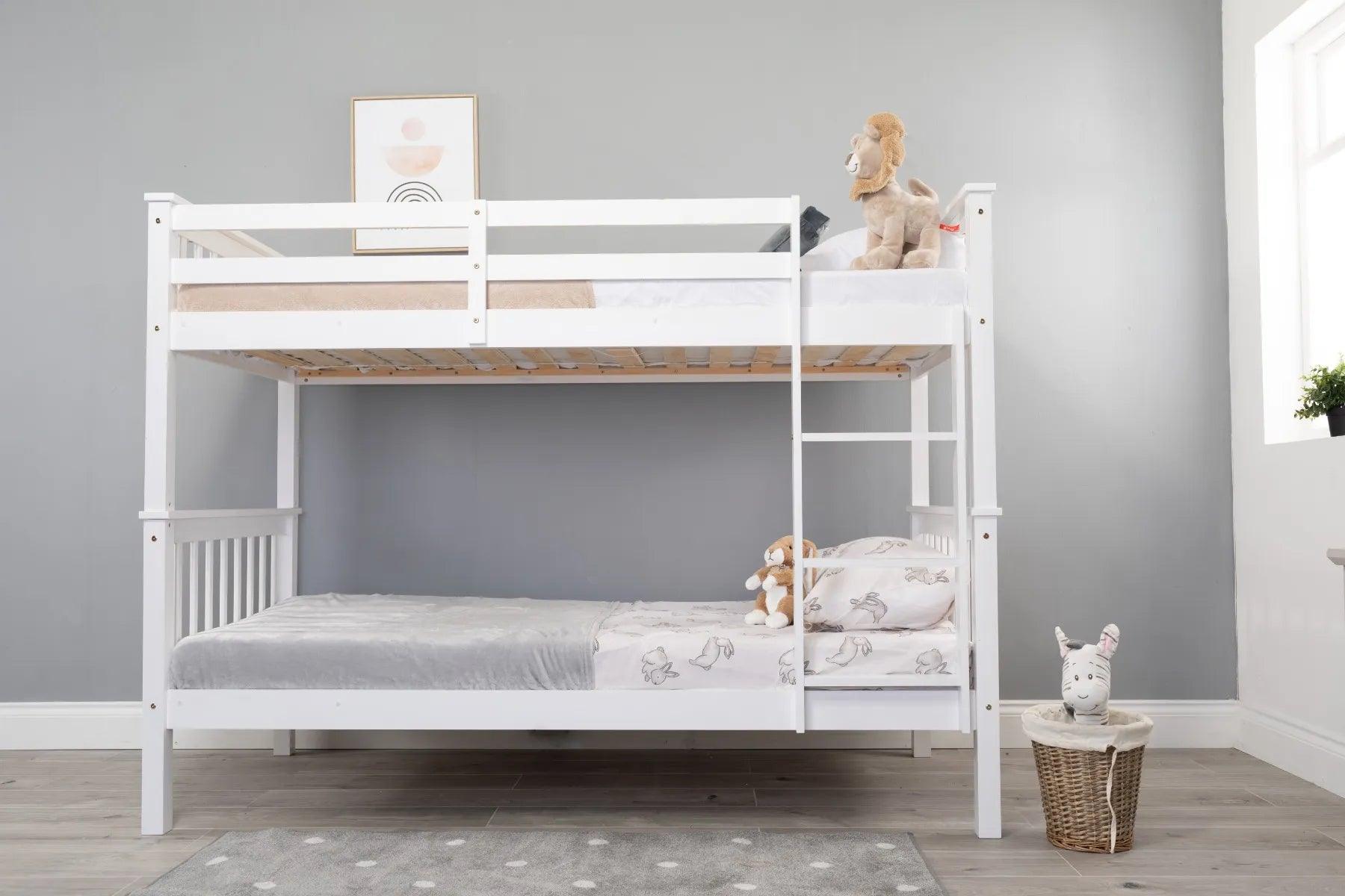 Zoom Bunk Bed White Wood